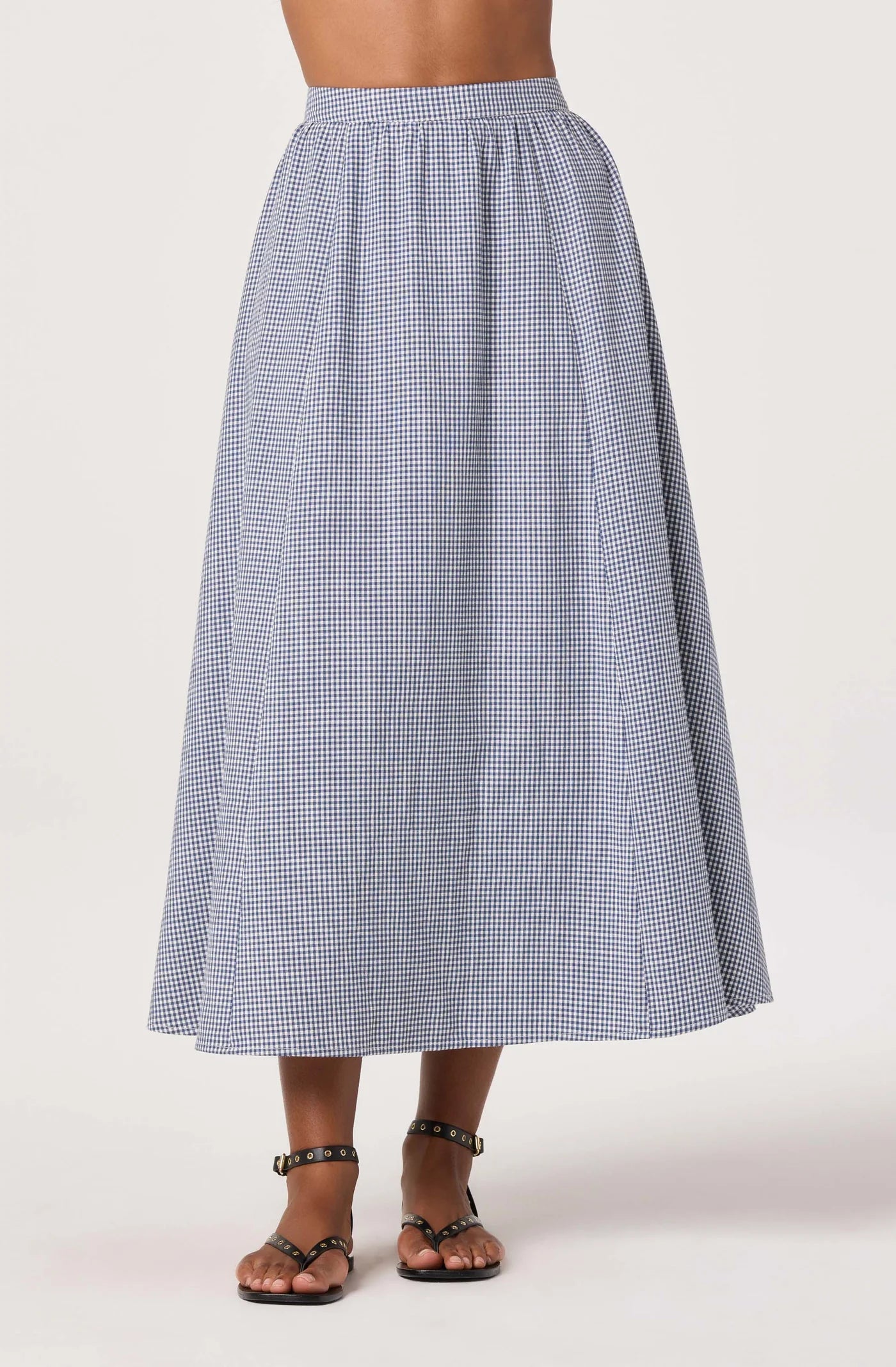 ASTR the Label Wylda Blue Gingham Skirt