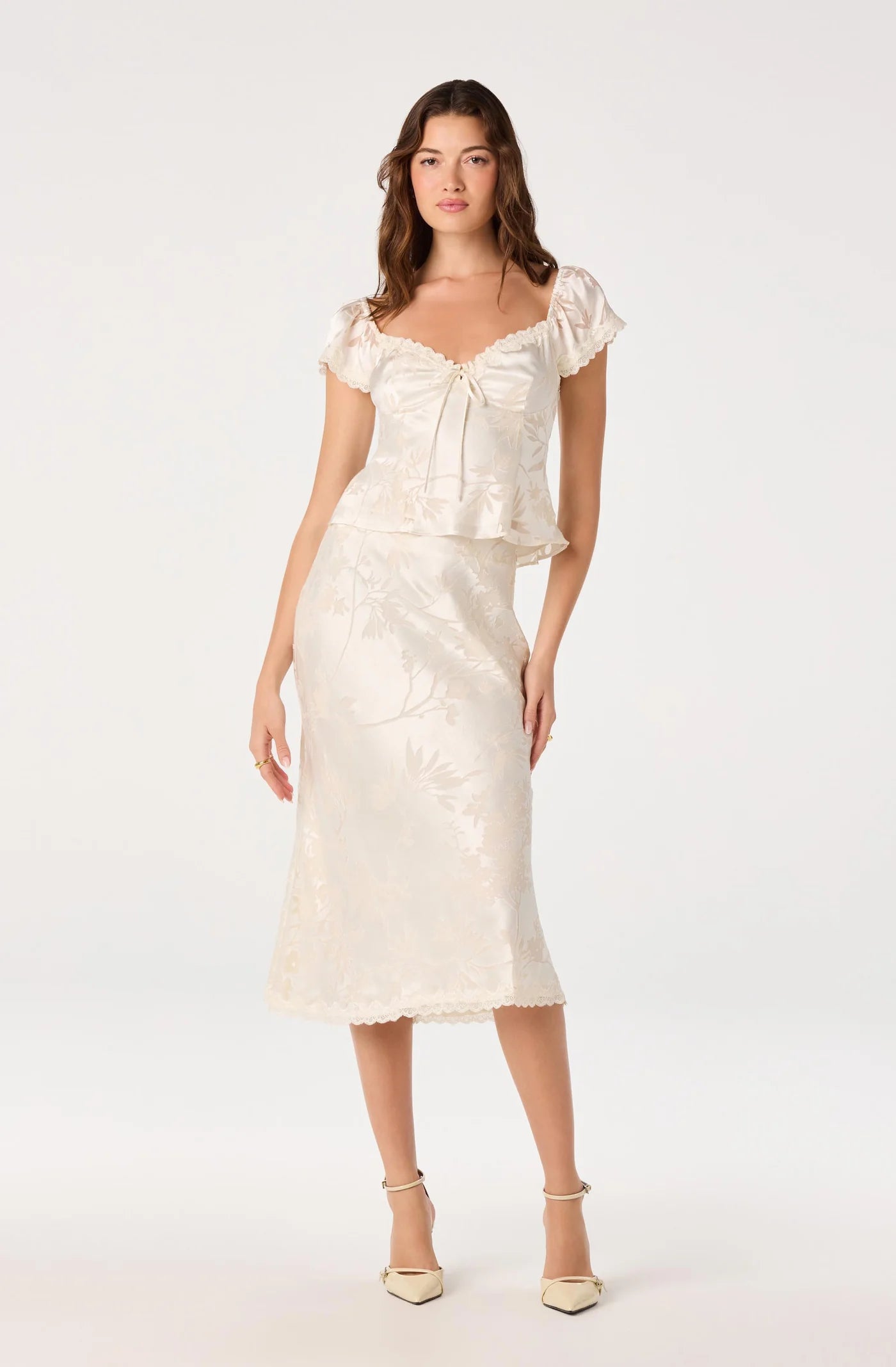 ASTR the Label Vanessa Top Cream