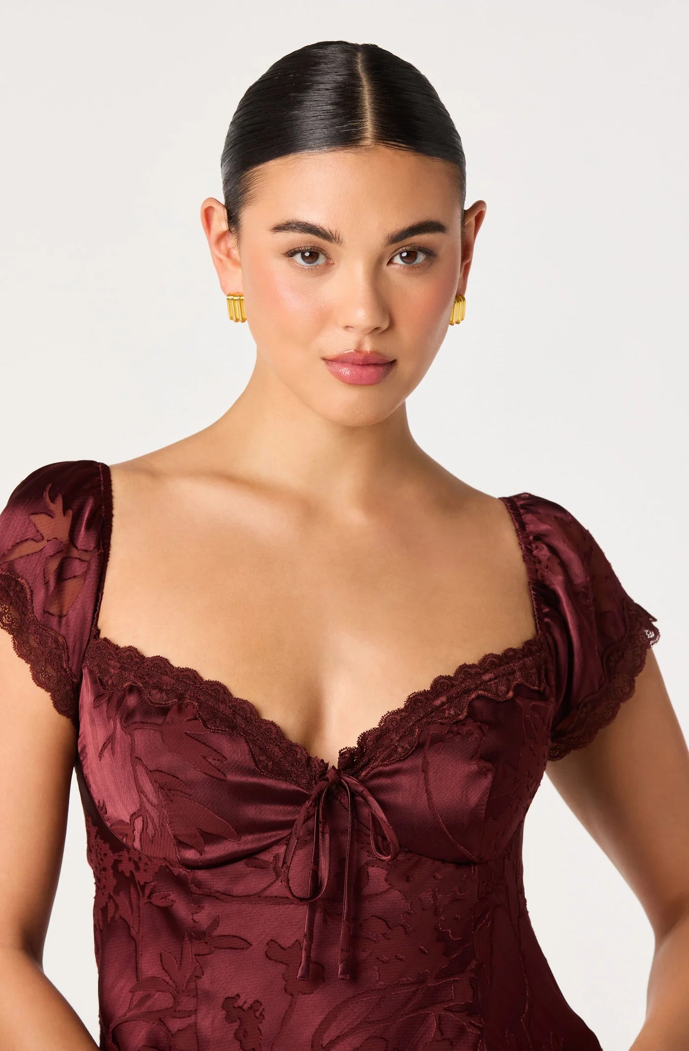 ASTR the Label Vanessa Top Mulberry