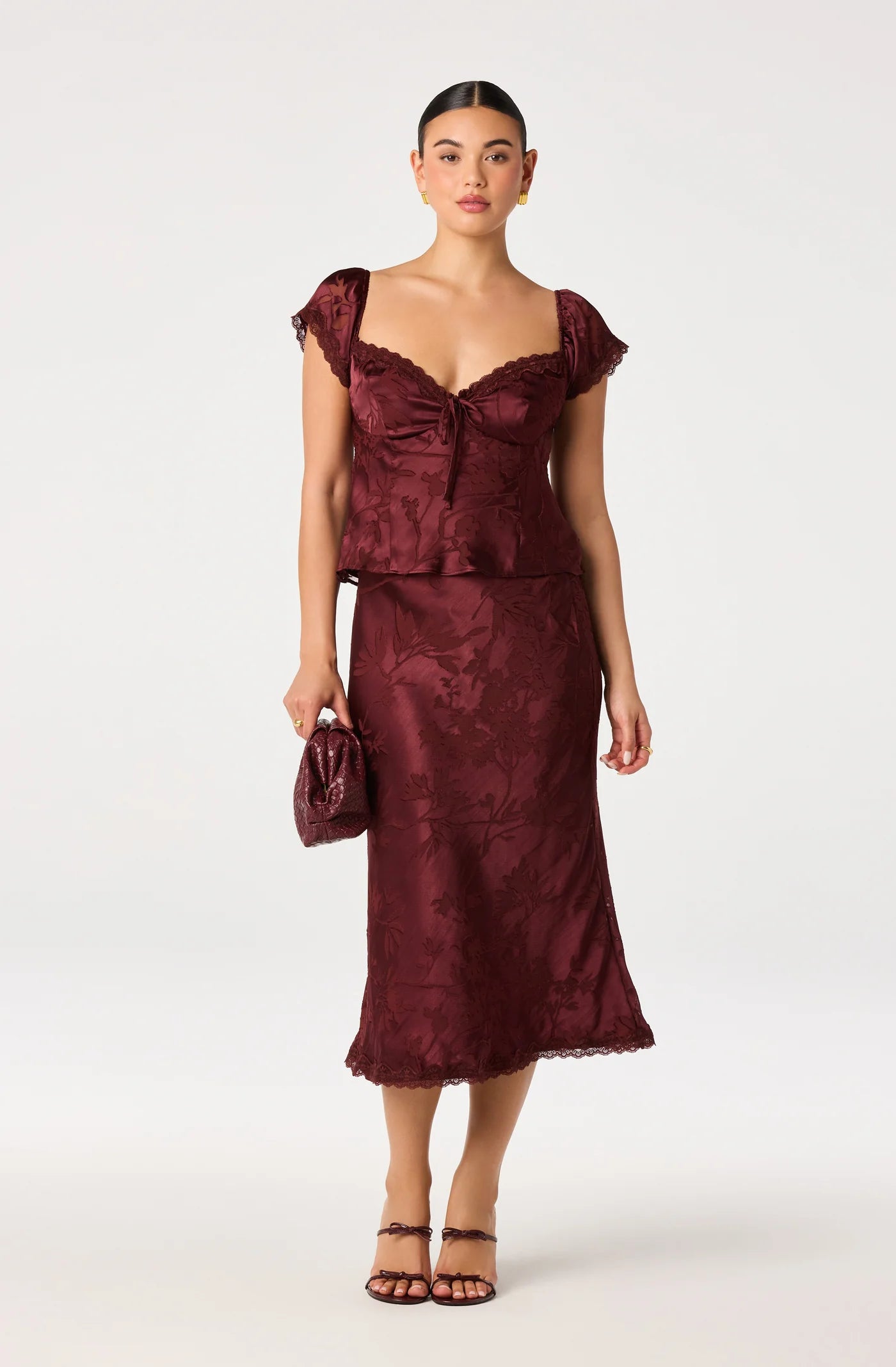ASTR the Label Vanessa Top Mulberry