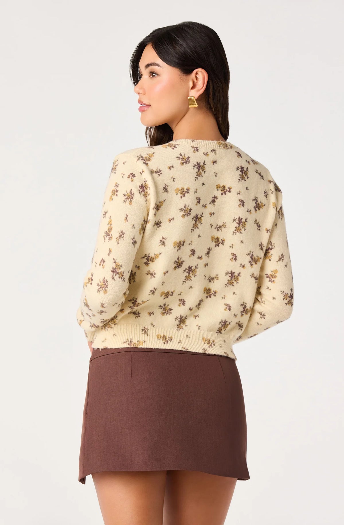 ASTR the Label Mary Floral Cardigan