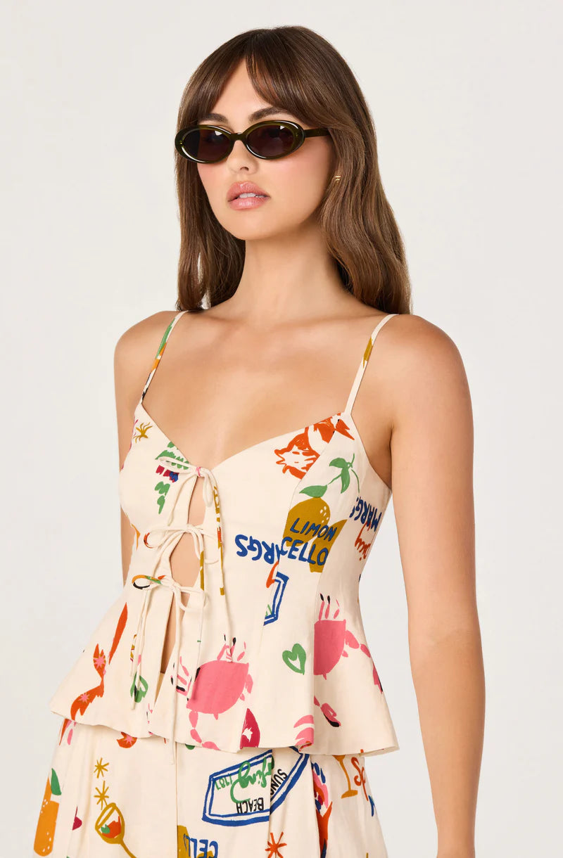 ASTR The Label Alma Island Sketchbook Top