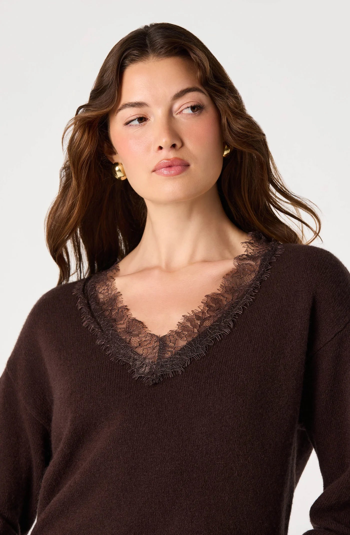 ASTR the Label Jaydn Sweater Brown
