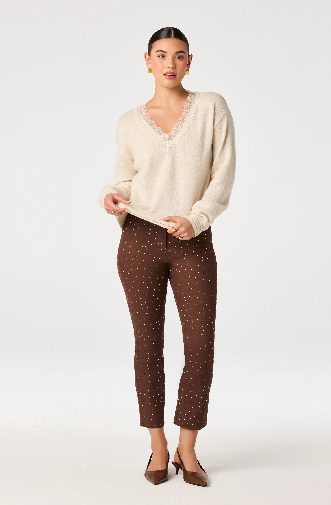 ASTR the Label Jaydn Sweater Ivory