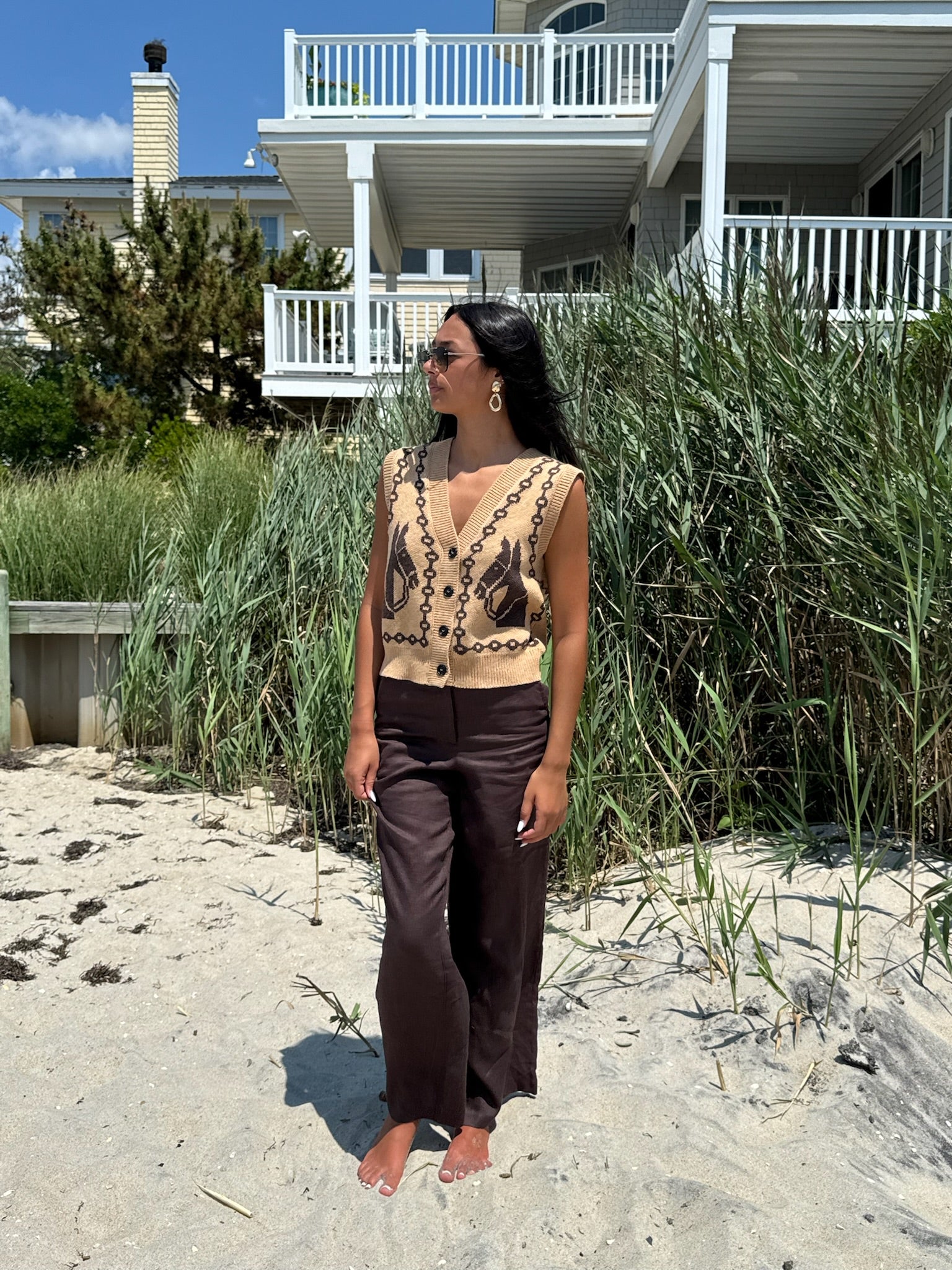 Beau Sleeveless Horse Vest