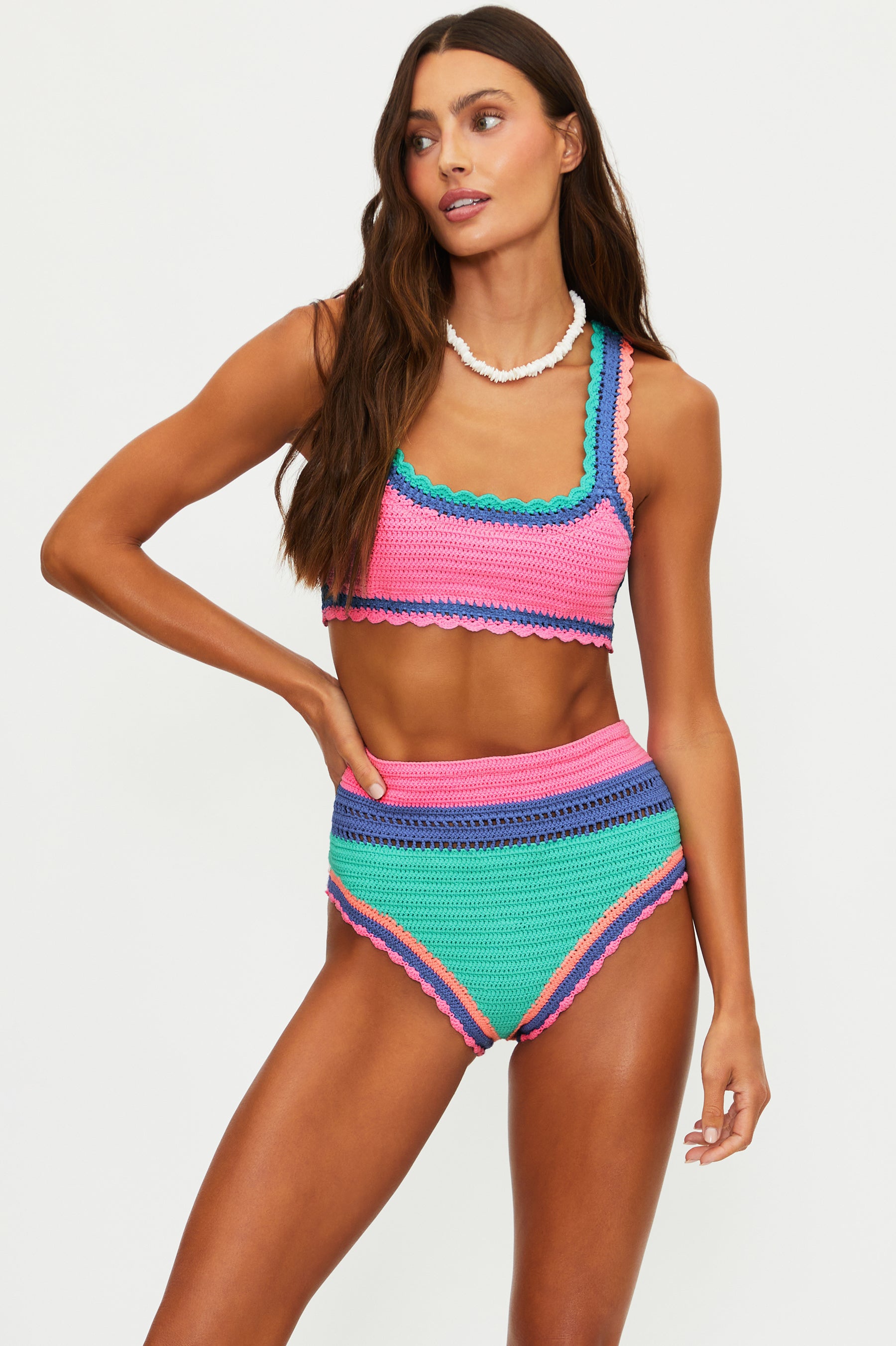 Beach Riot Andy Seabreeze Crochet Bikini Top | Swim | Coco Kimono 