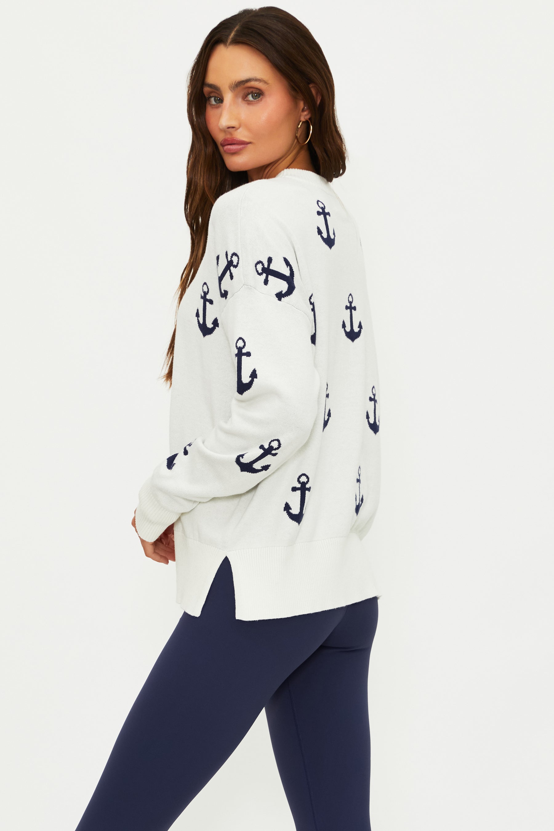 Beach Riot Callie Regatta Anchor Sweater | Sweater | Coco Kimono 