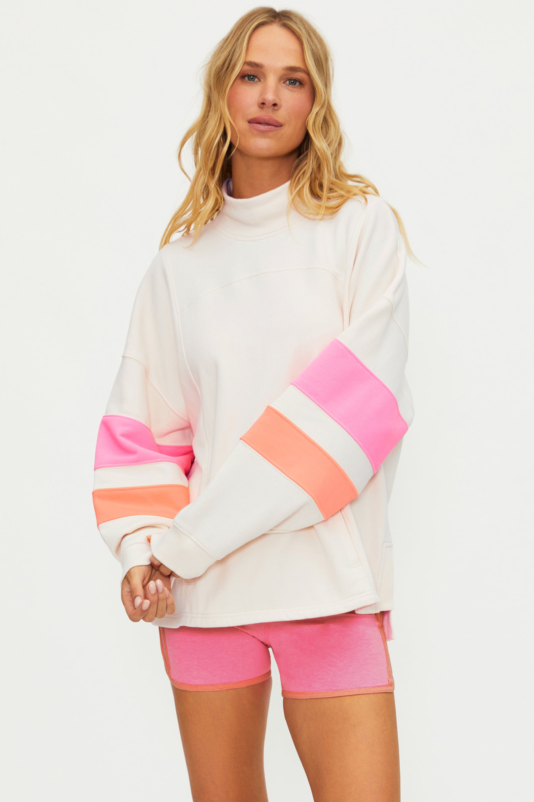 Beach Riot Jaylyn Shoreline Colorblock Sweatshirt | Sweatshirt| Coco Kimino 