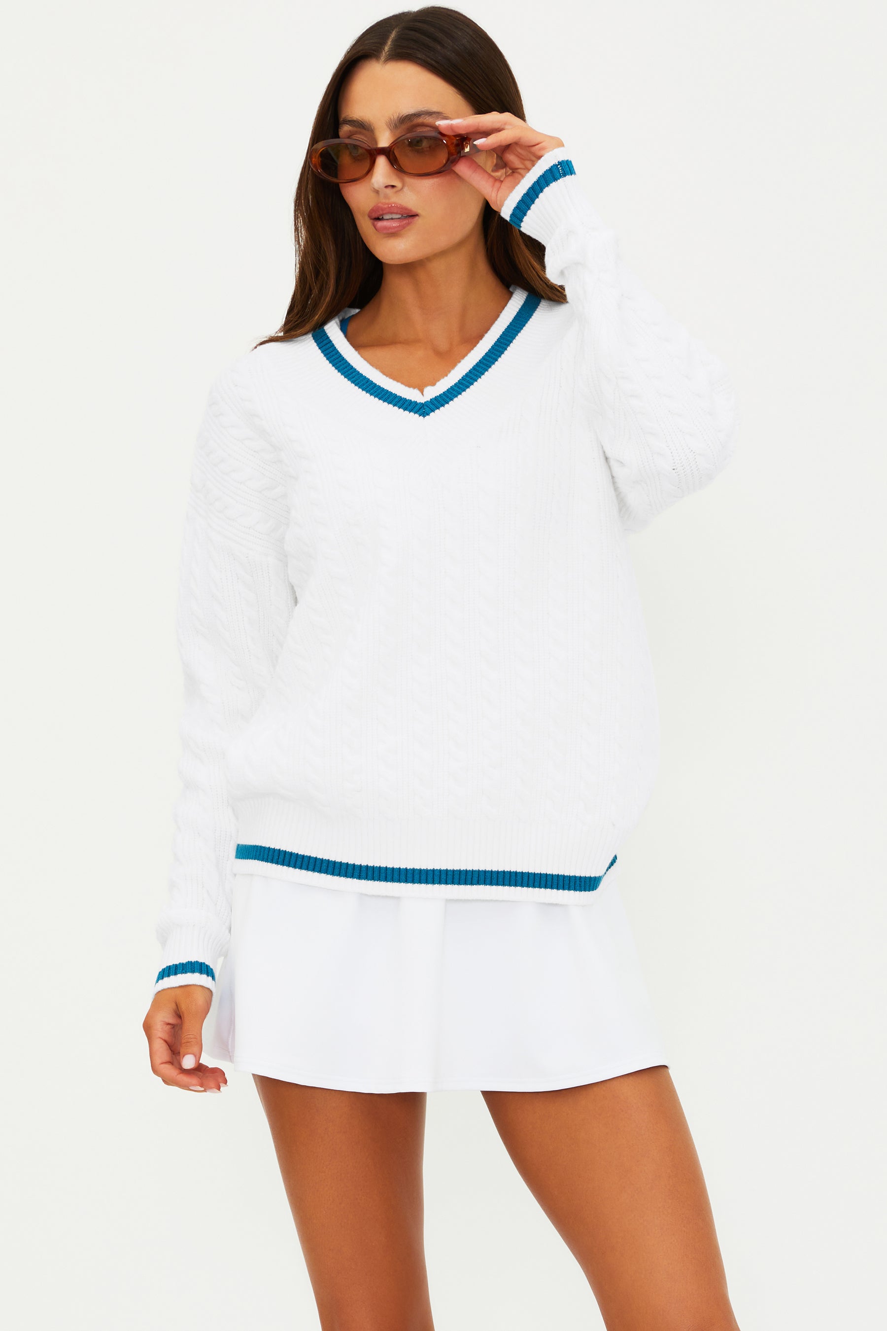Beach Riot Montana Birdie Blue Top | Sweater