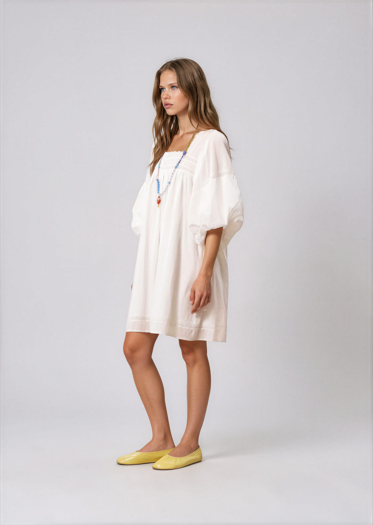 FRNCH Lorelei Cream Dress