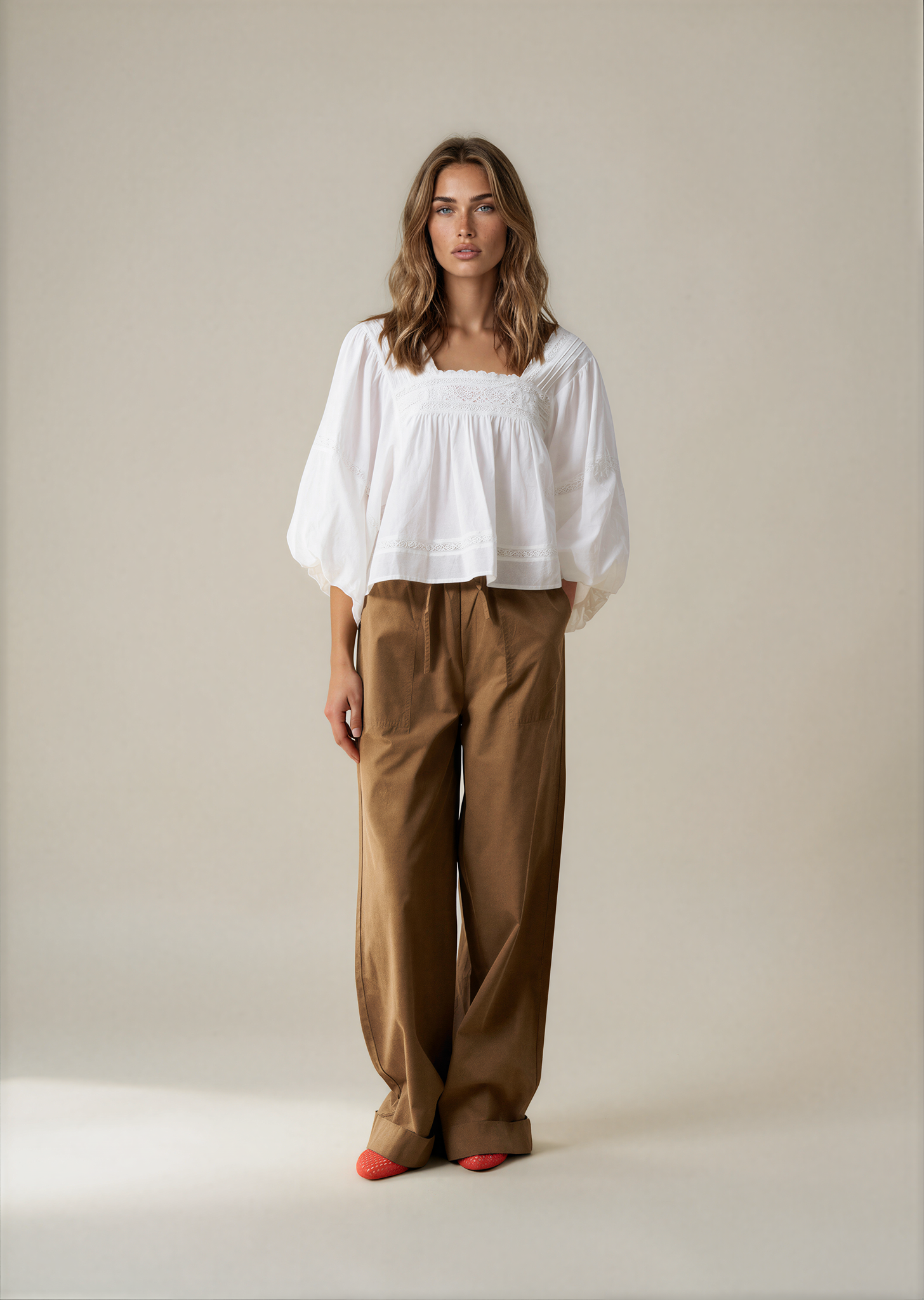 FRNCH Maris Gingham Pant