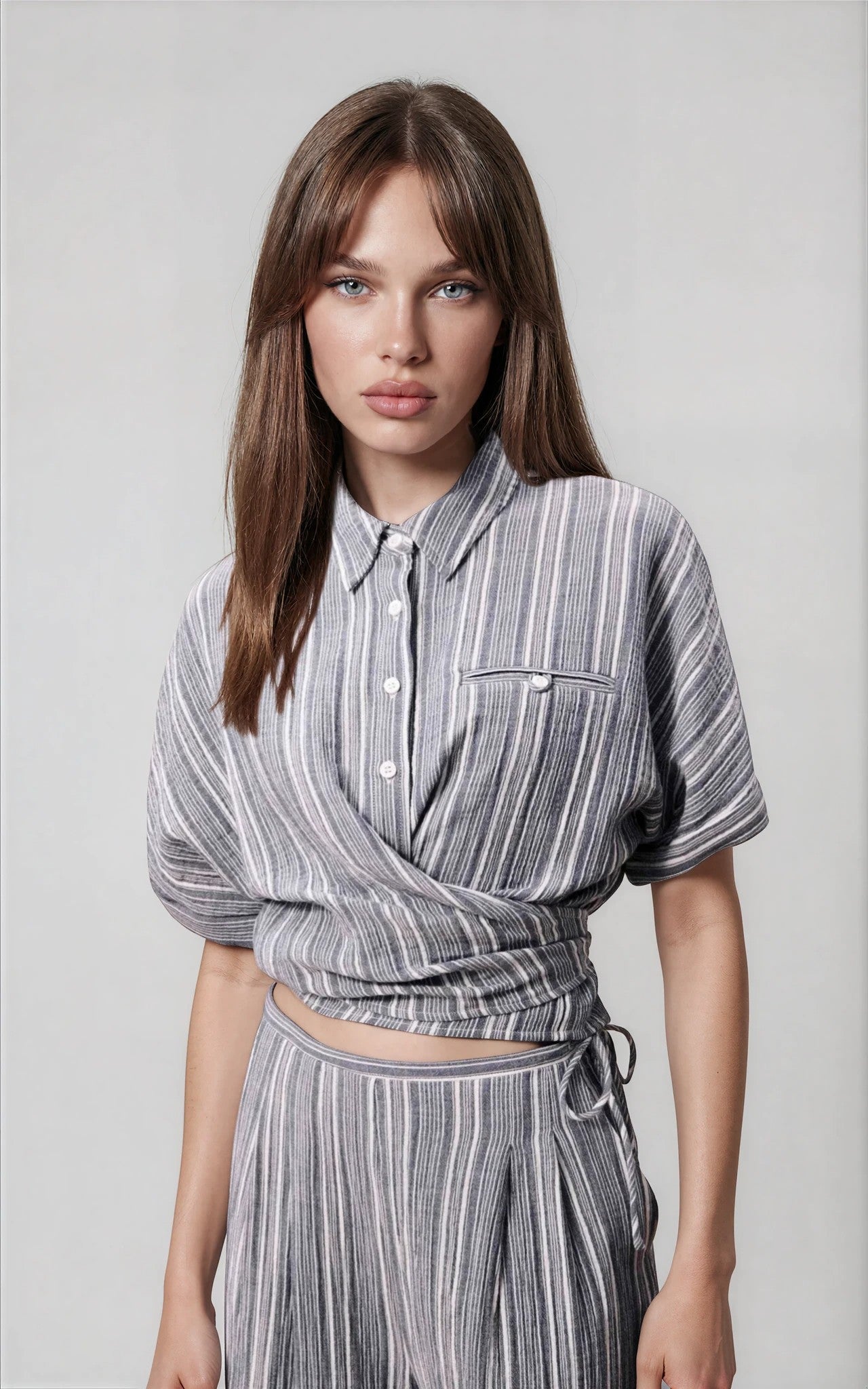 FRNCH SINEA Denim Blue Shirt