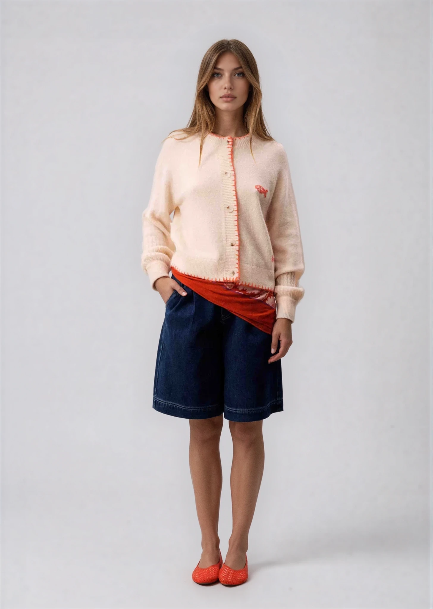 FRNCH Mara Fish Cardigan