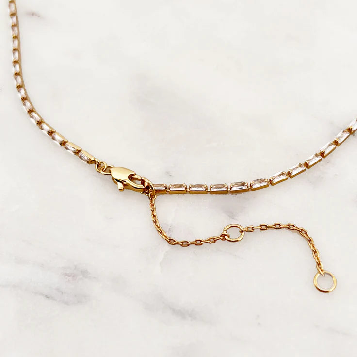 Thin Rhinestone Choker