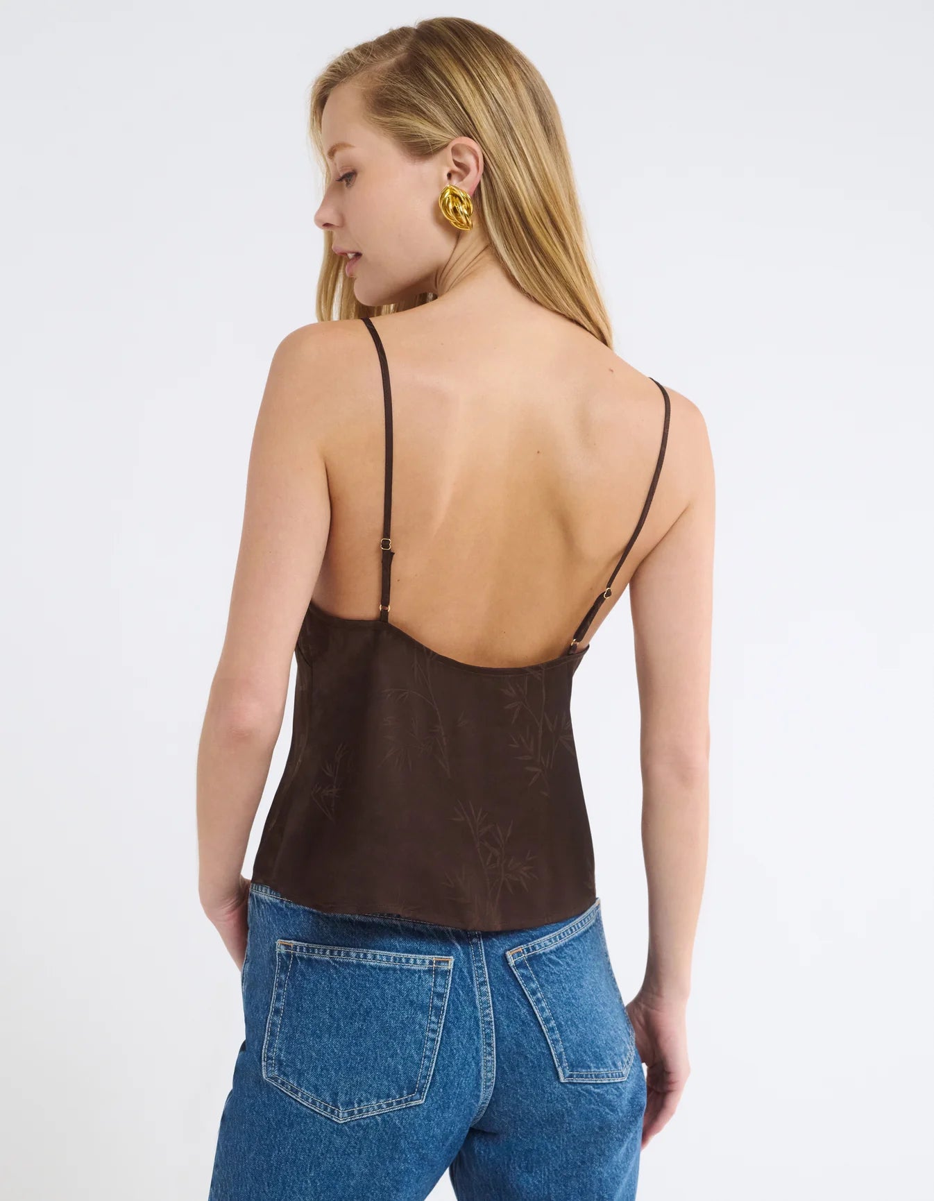 Chantilly Tank Top Espresso Bamboo