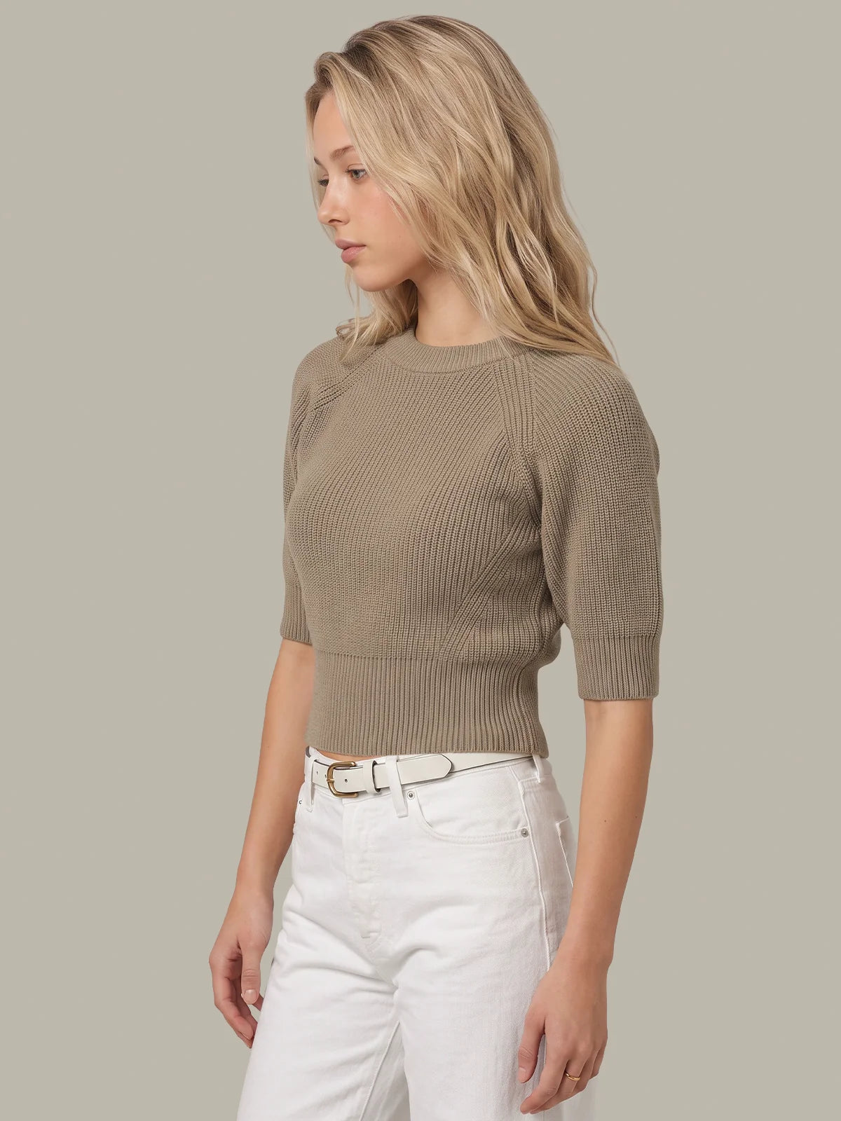 Cornelia Rib Crew Pullover