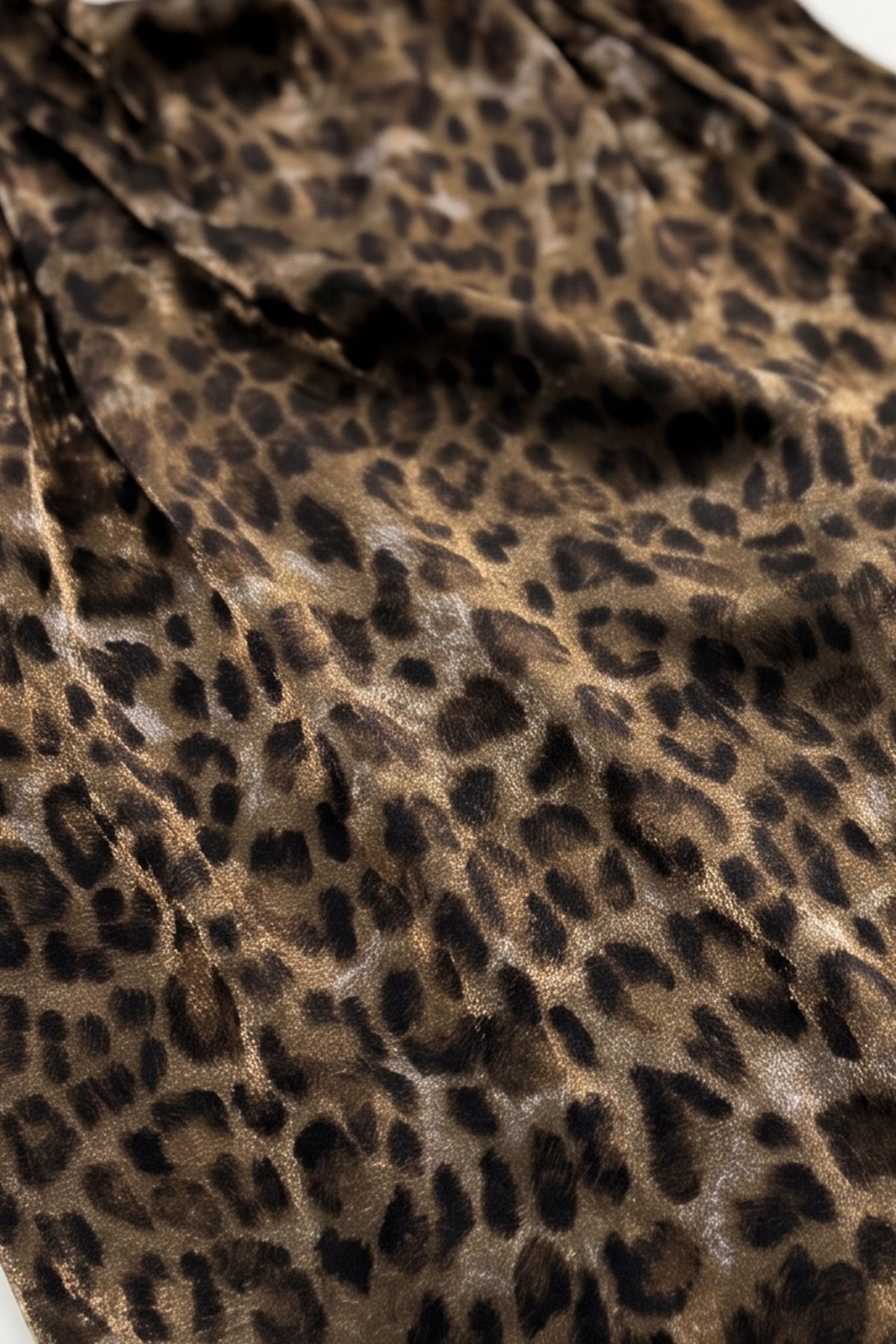Current Air Bailey Leopard Mock Neck Top