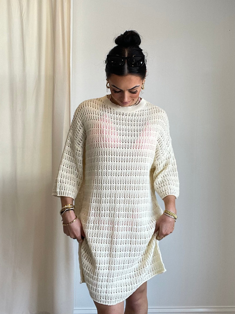 FINAL SALE Erica Tunic Sweater | Cream