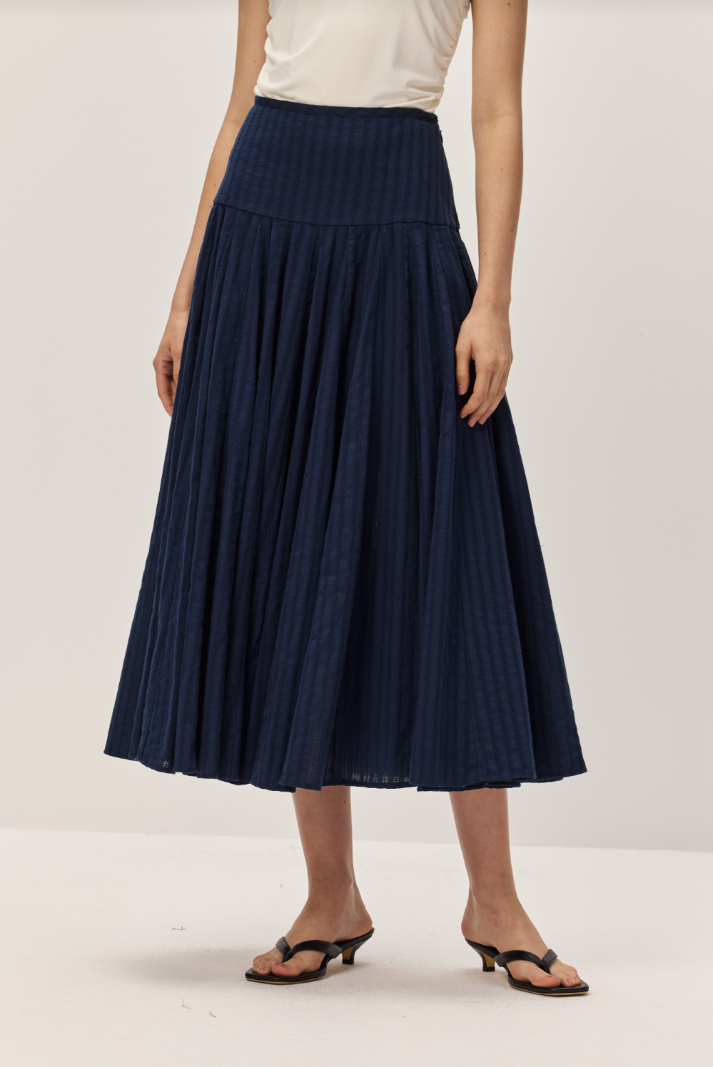 Elodie Merritt Navy Skirt | Skirt | Coco Kimono