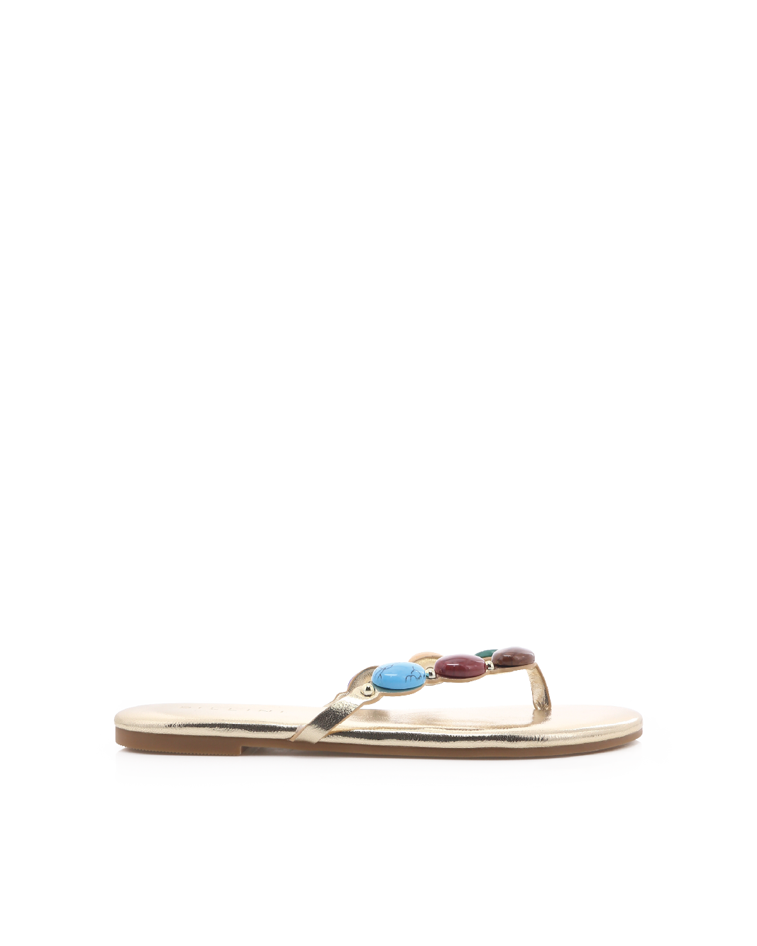 Billini Farasha Gold Flip Flop Sandals