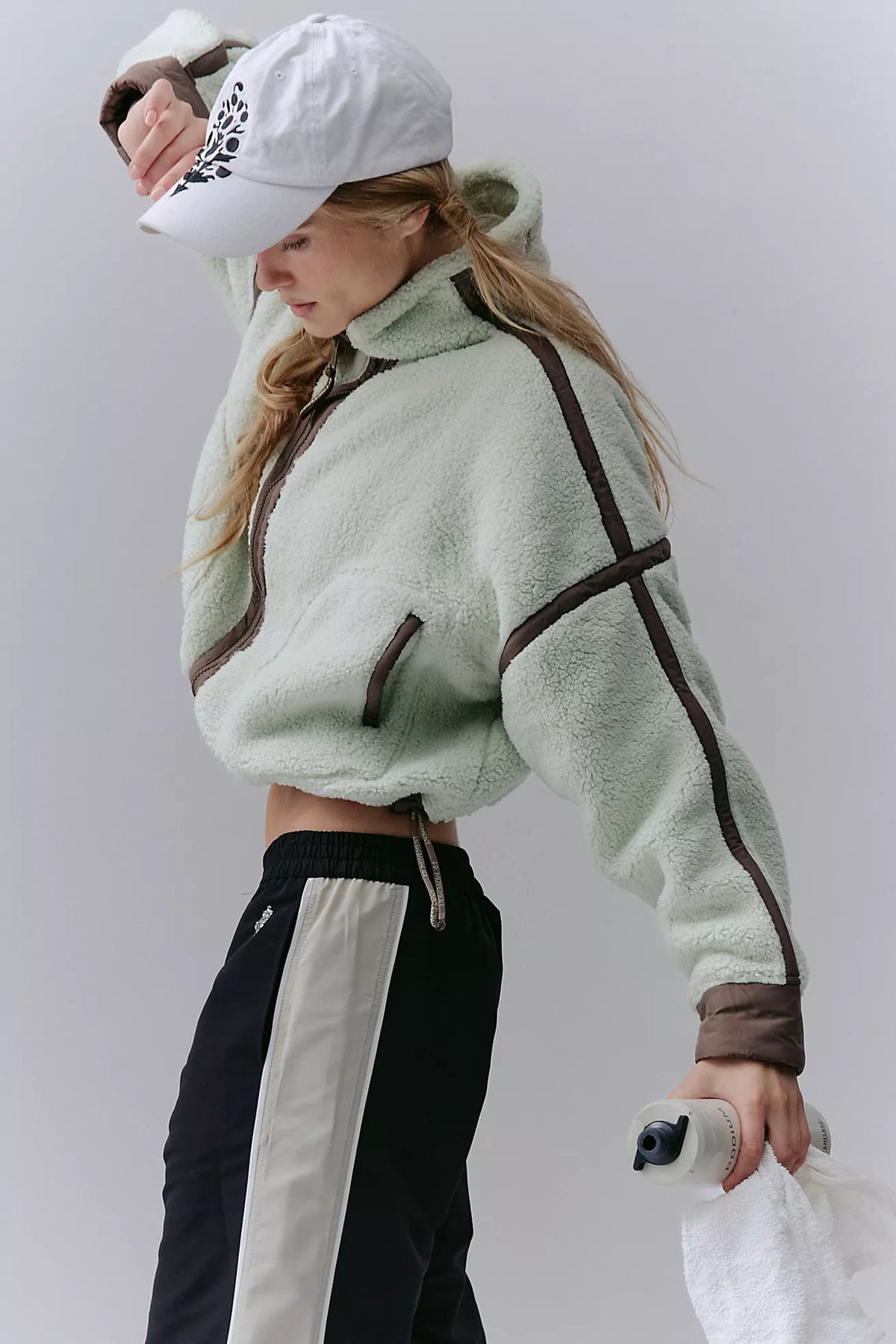 FP Movement Mountain High Fleece Jacket Spring Meadow with Olive
