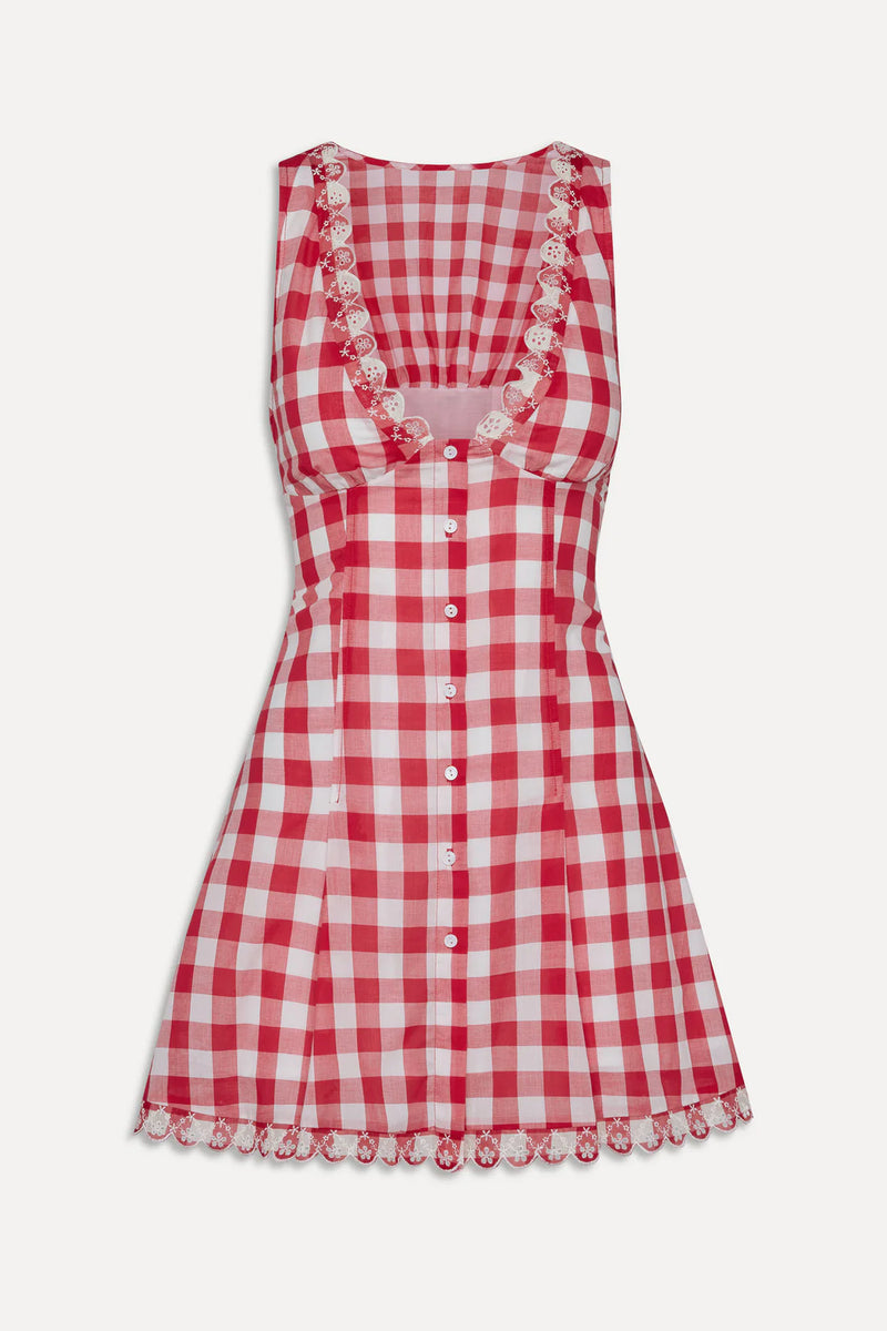 Frankies Bikinis | Farm Gauze Mini Dress | Malibu Picnic
