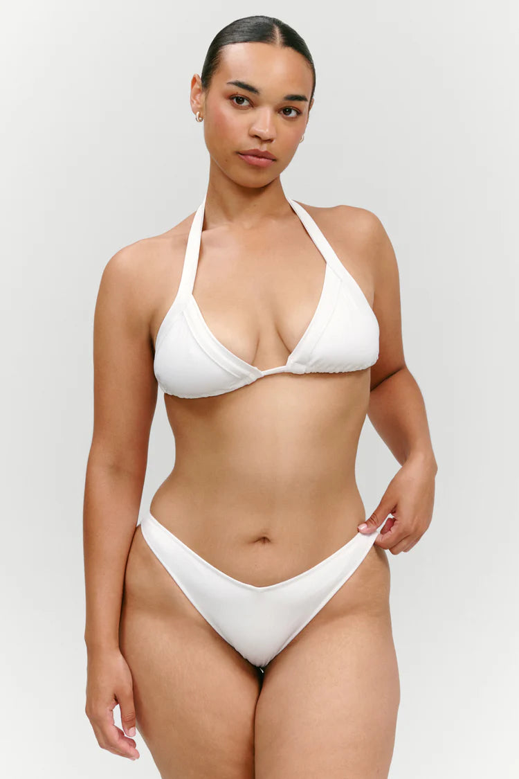 Frankies Bikinis Taite Ribbed Bikini Top Marry Me