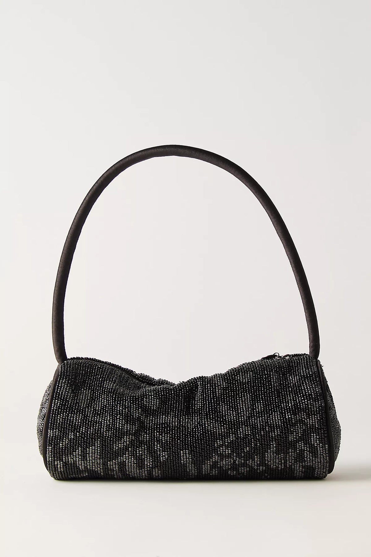 Free People Bailey Beaded Barrel Bag