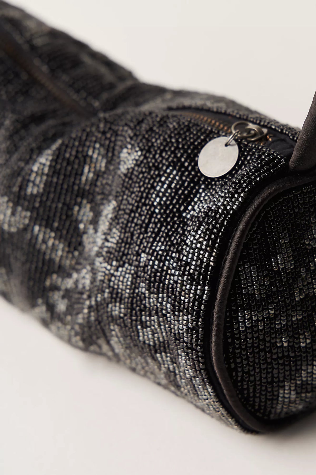 Free People Bailey Beaded Barrel Bag