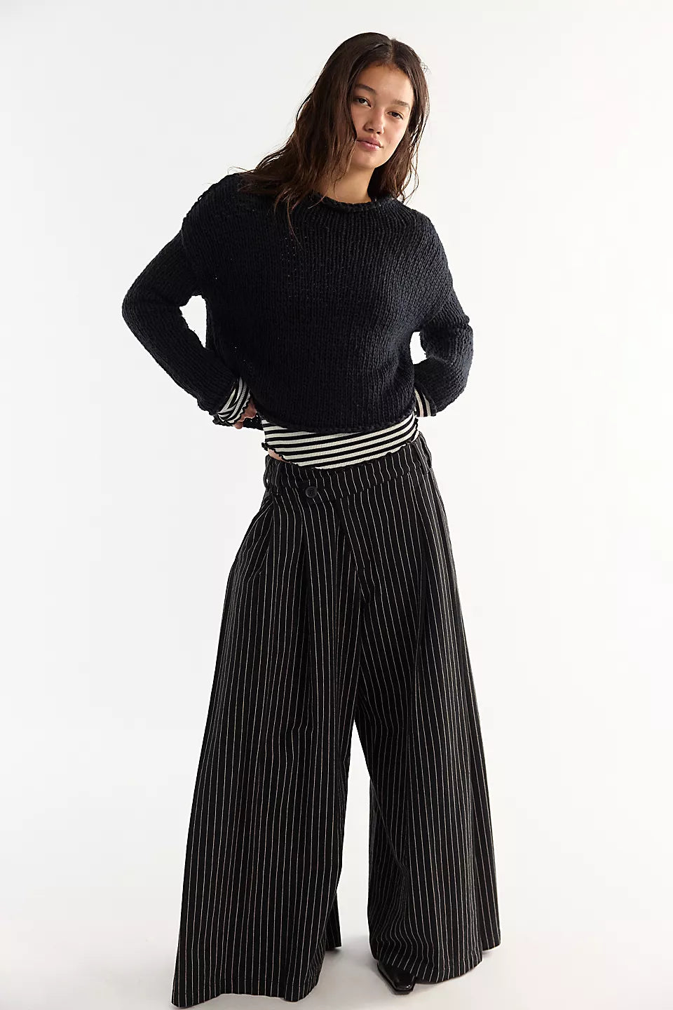 Free People Opal Sweater Black