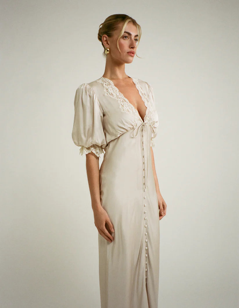 Rumored Honey Duster Maxi Dress Dove