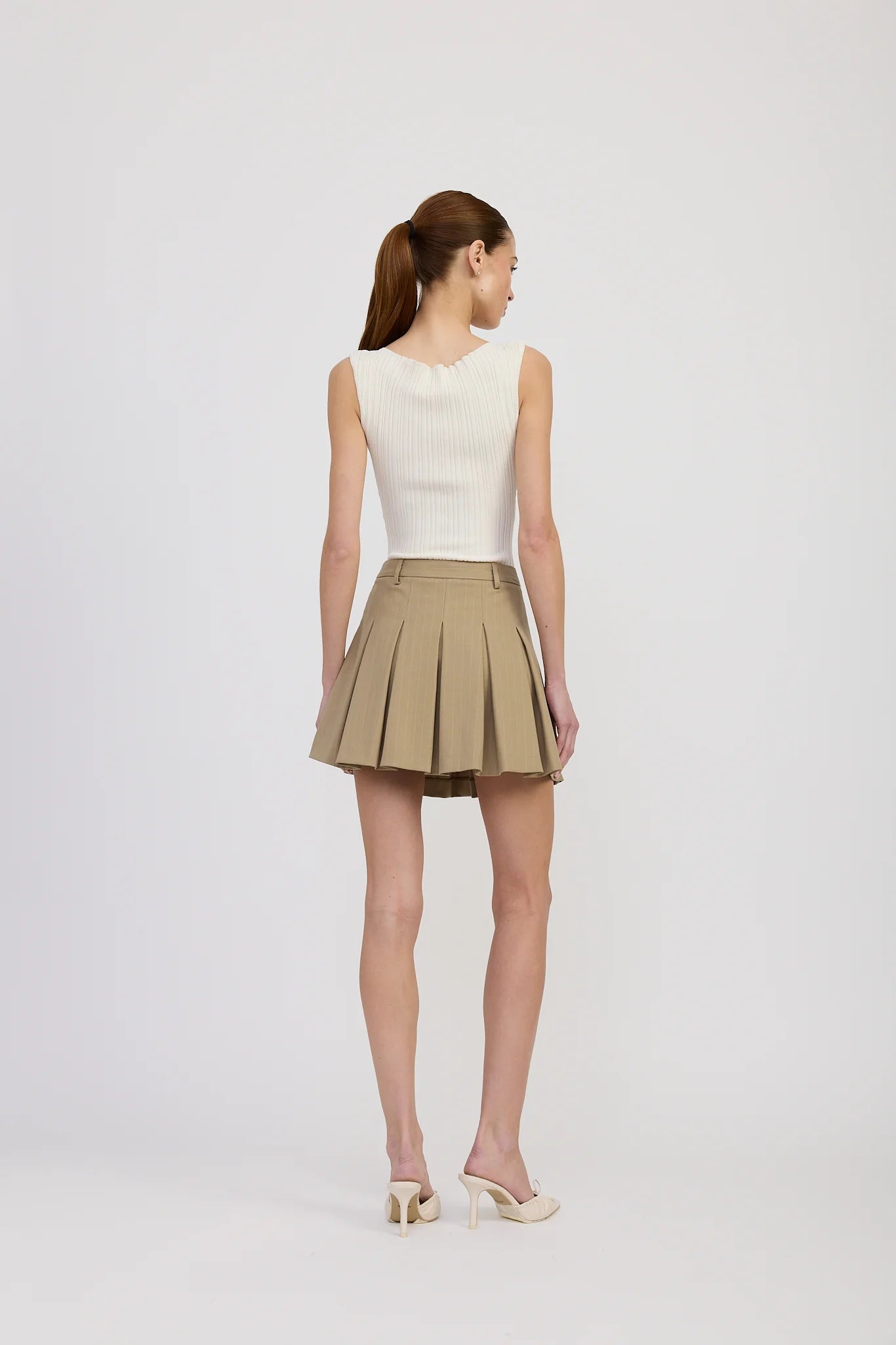 Arden Pleated Mini Skirt