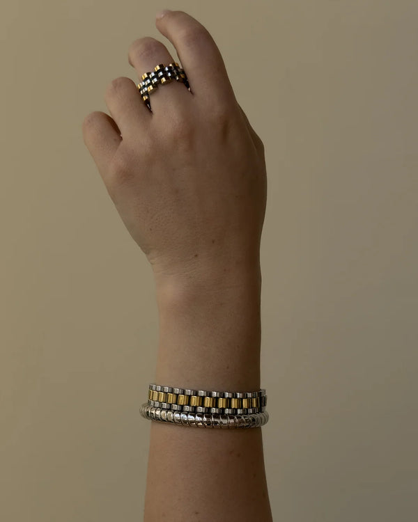 LUV AJ | The Two Tone Timepiece Ring