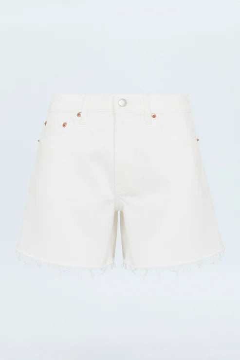 Pistola Kennedy Mid Rise Cut Off Short Antique White