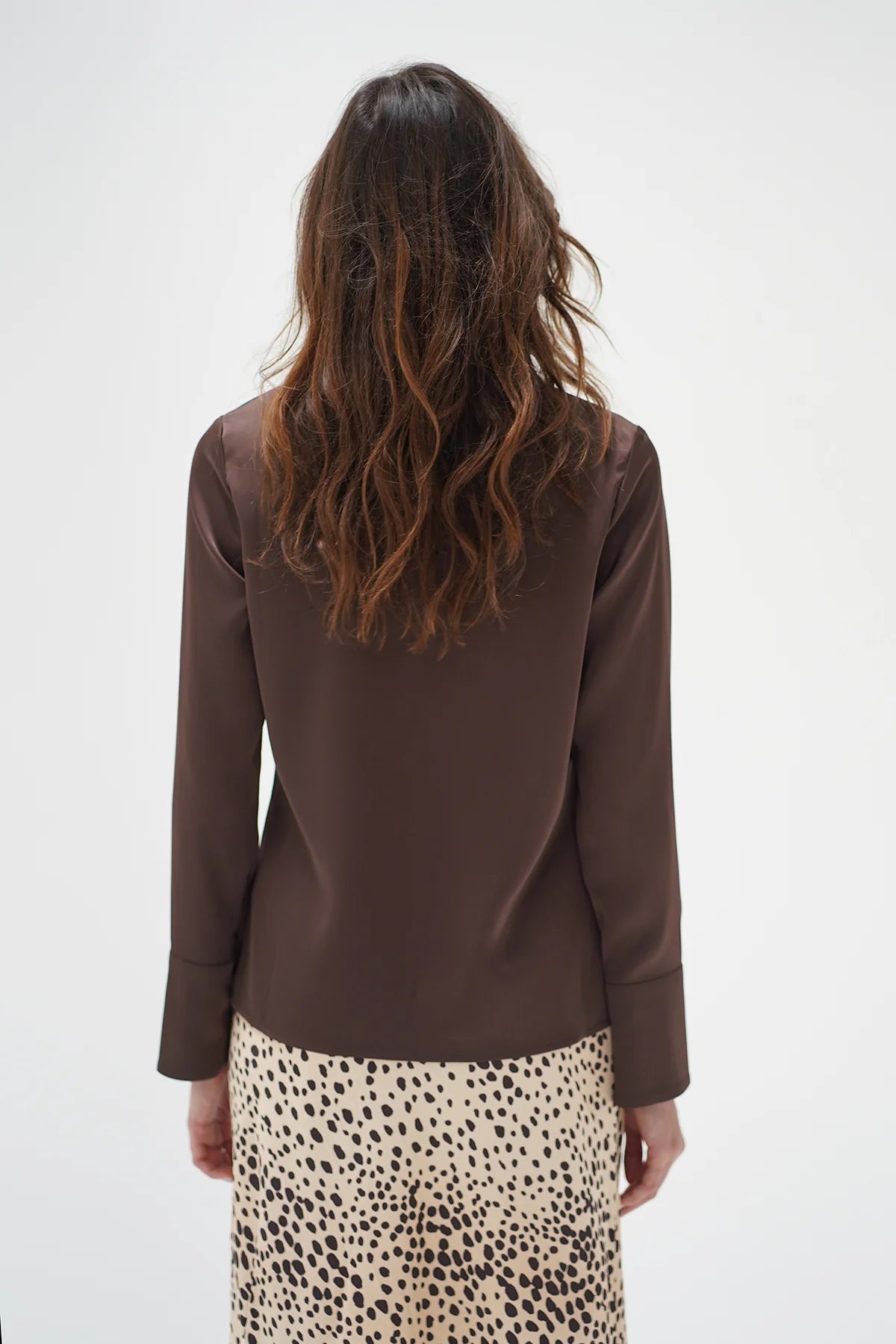LNA Jude Blouse Cacao