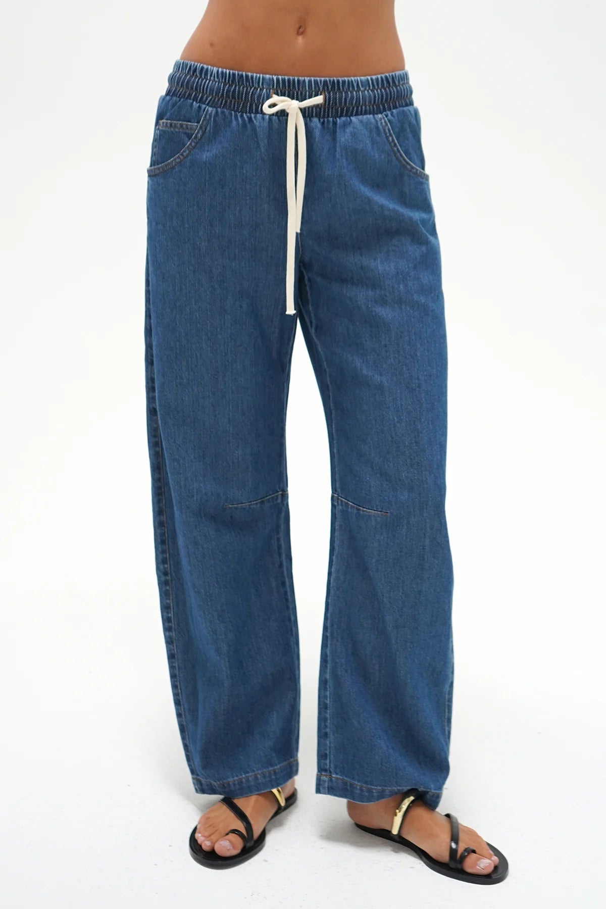 LNA | Lennon Pant | Soft Denim