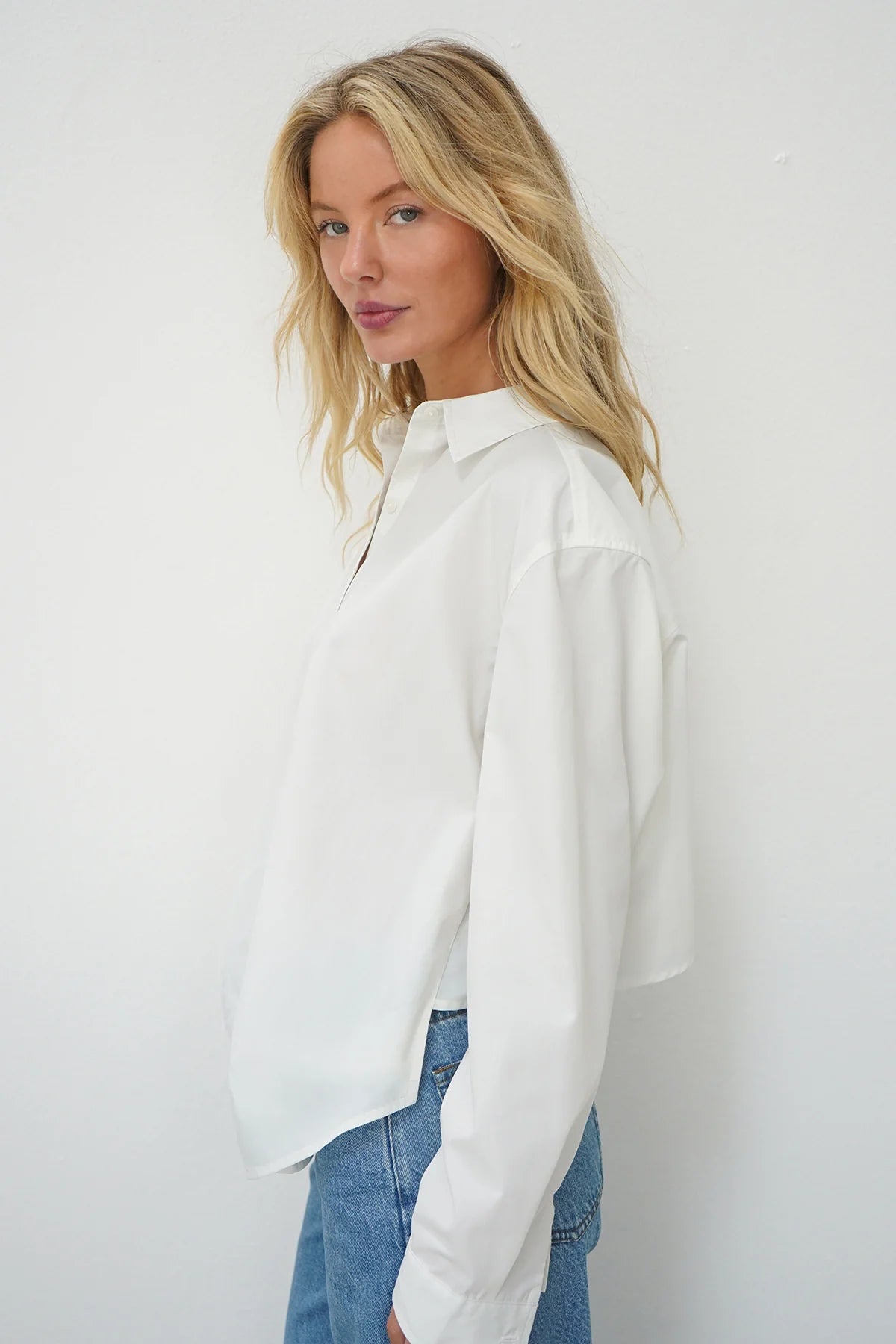 LNA | Valyria Blouse | Vapor