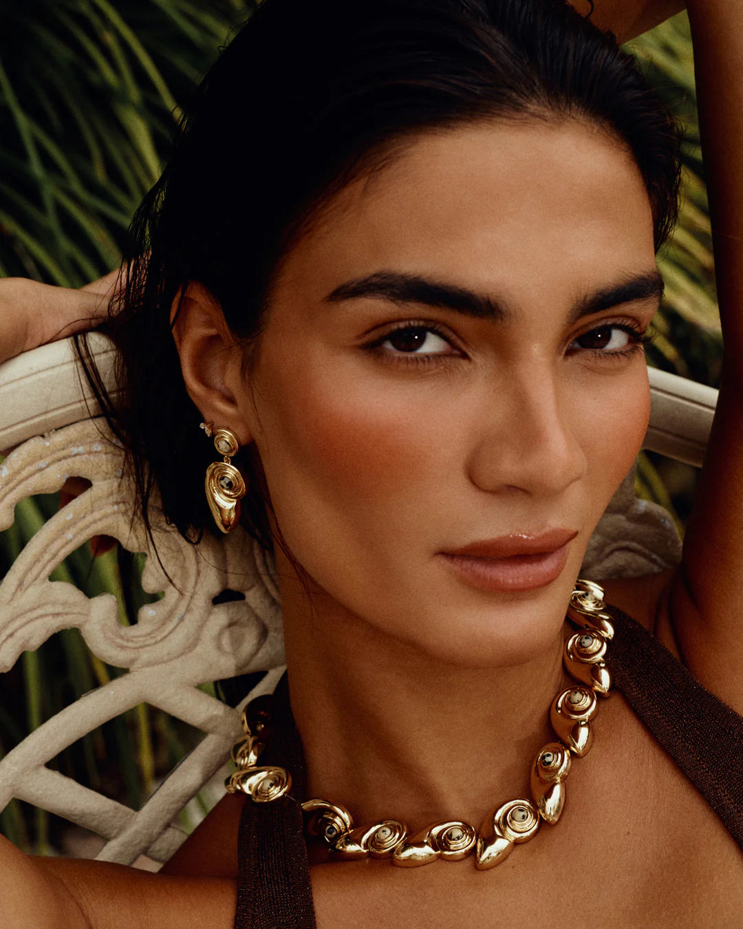 Palma Shell Statement Necklace