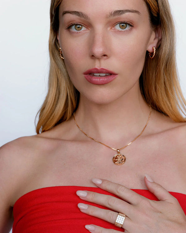 LUV AJ | The Mini Snake Chain Hoops