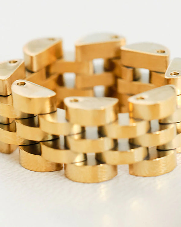LUV AJ | The Timepiece Ring | Gold
