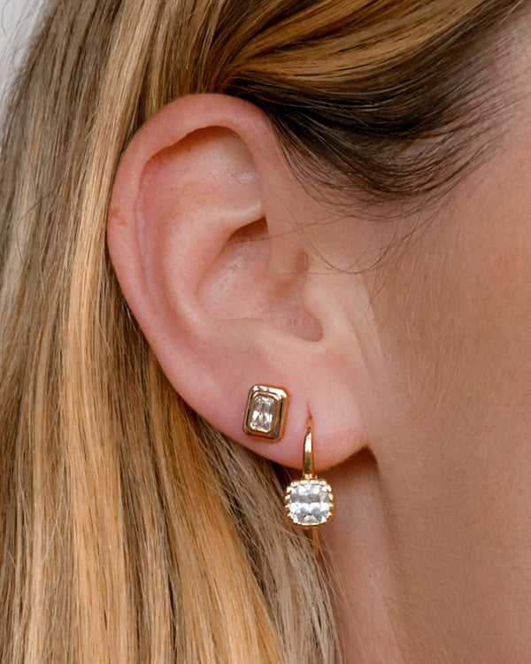LUV AJ | The Classique Cushion Hook Earrings