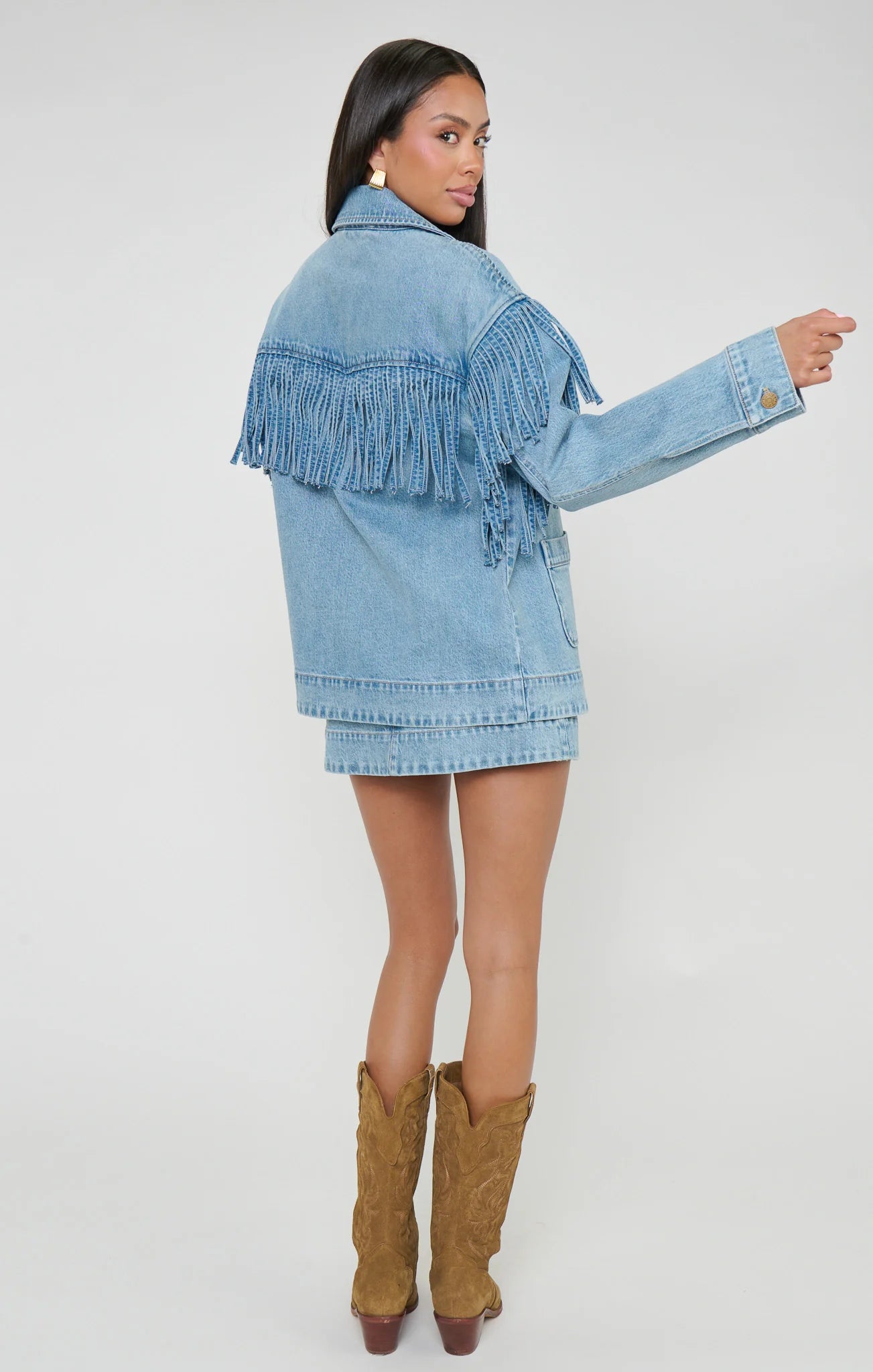 Show Me Your MuMu Ojai Fringe Jacket