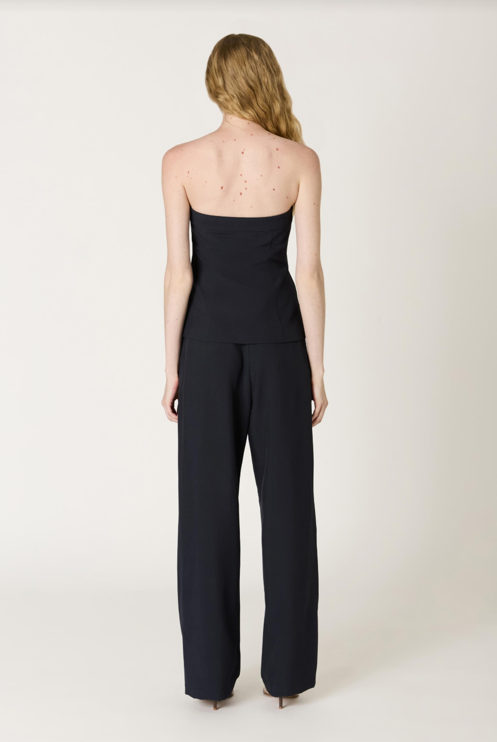 NIA Grainge Indigo Top | Strapless Top | Coco Kimono 