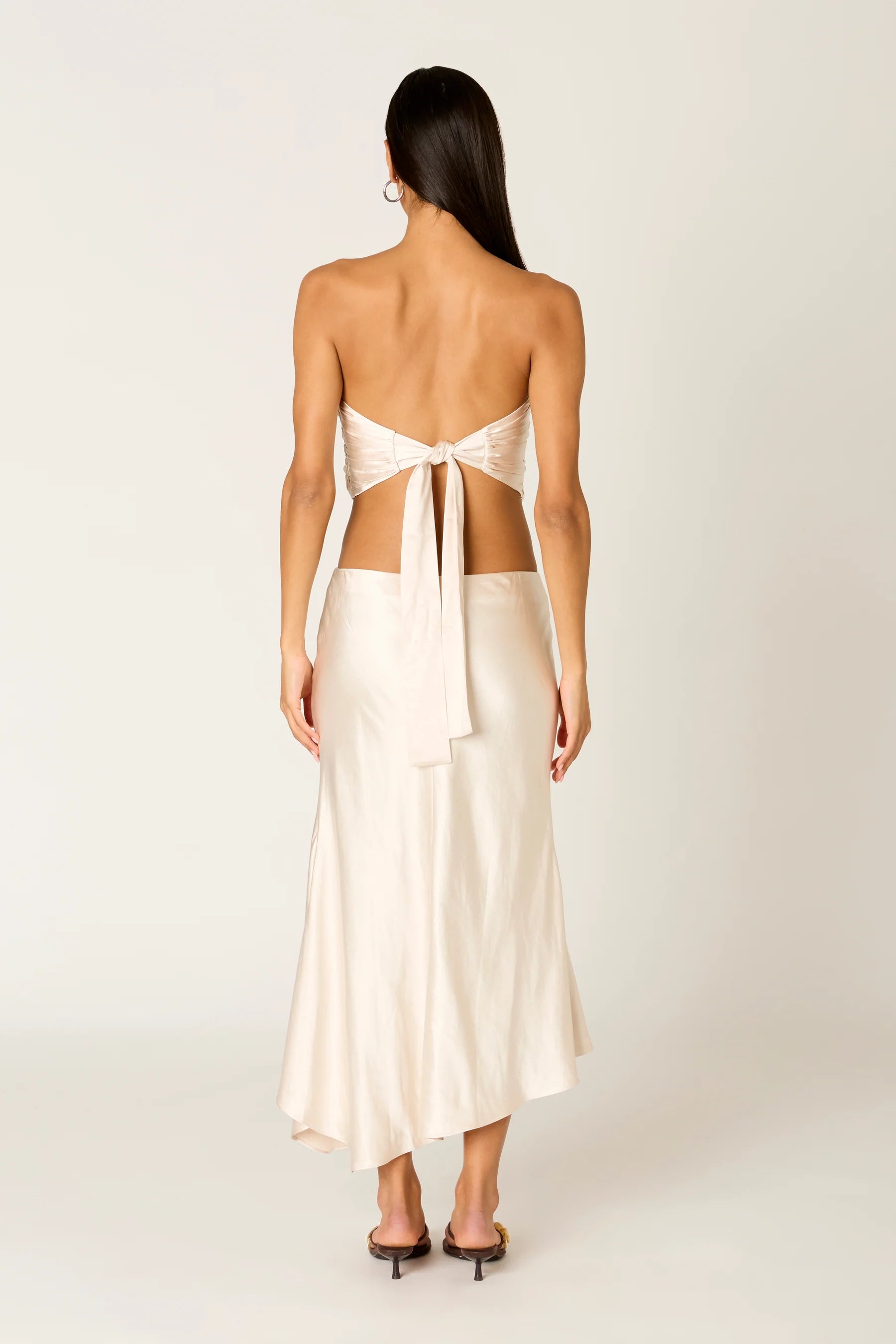 NIA Giacomo Strapless Top Ivory