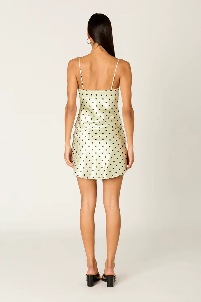 Avalon Polka Top Tank Top Pistachio