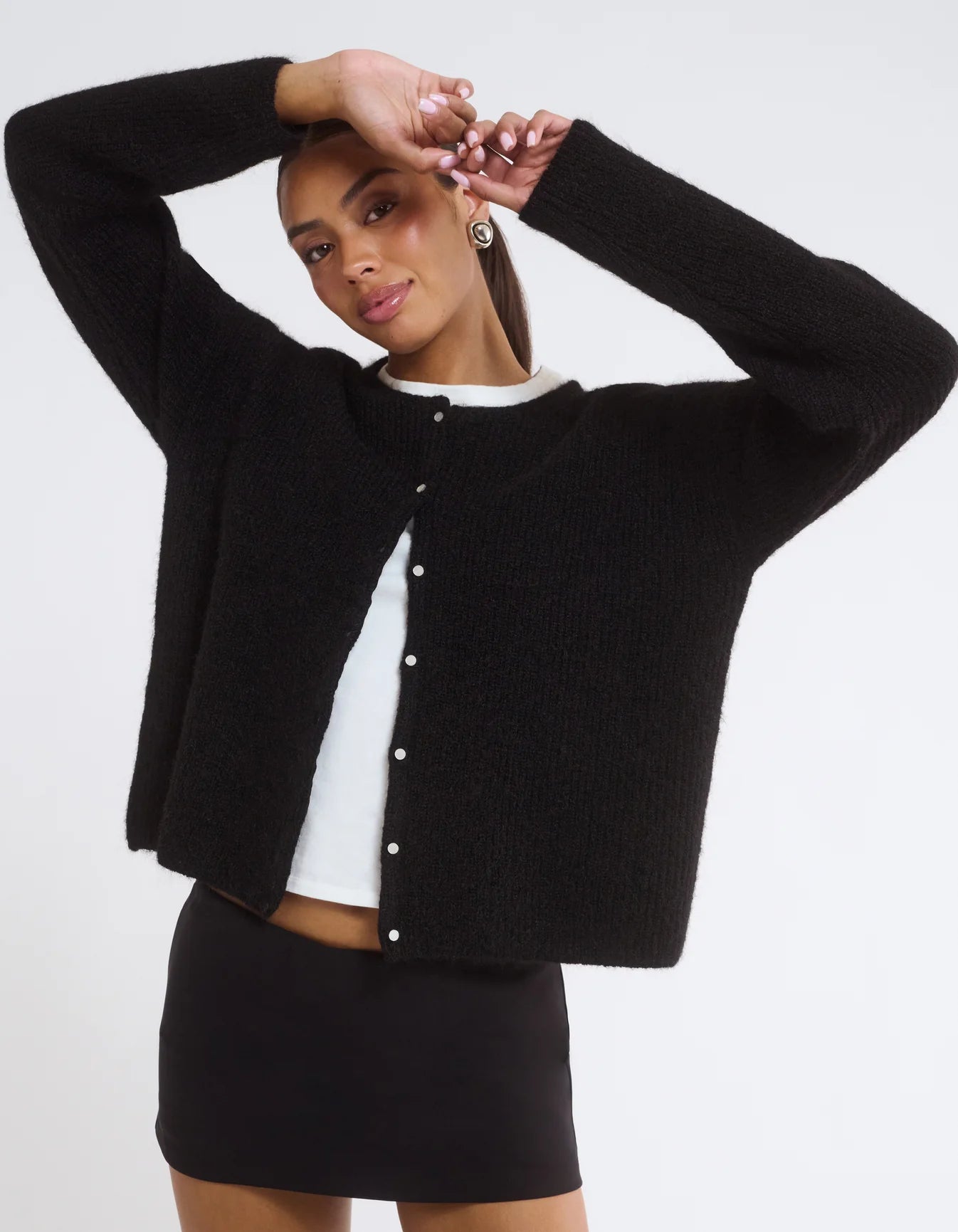 Newport Cardigan Black