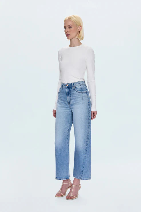 Pistola Kyra High Rise Bowed Ankle Jeans