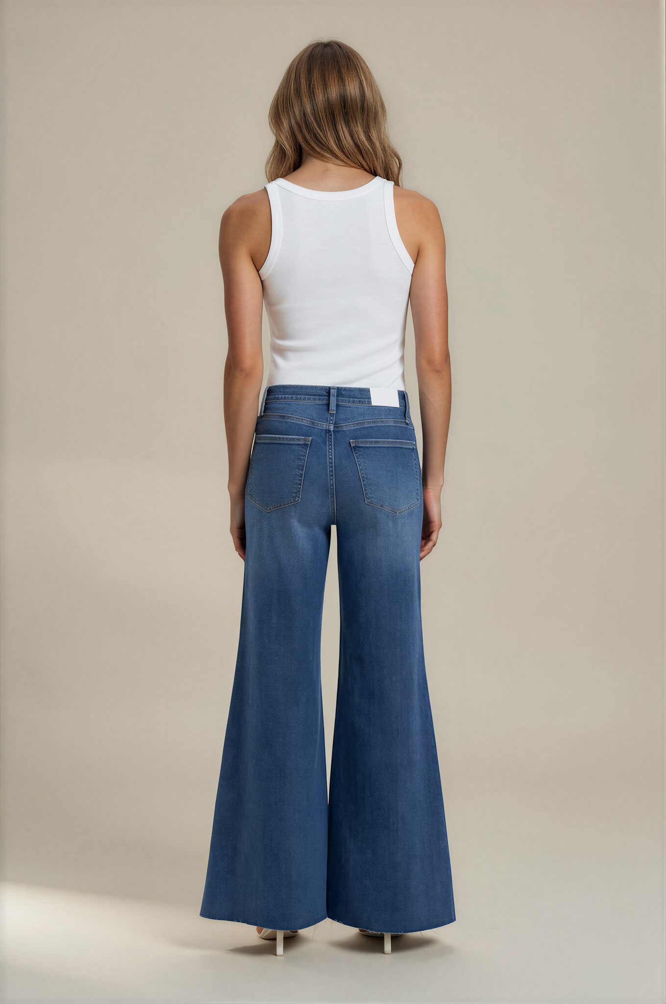 Pistola Izzy Mid Rise Wide Jean Study