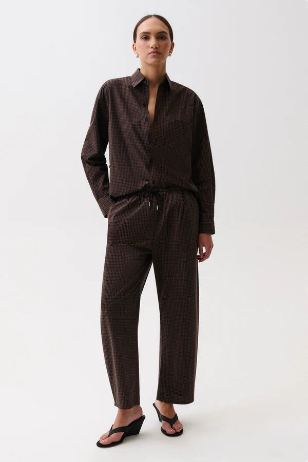 Theo Drawstring Pant Hot Toddy