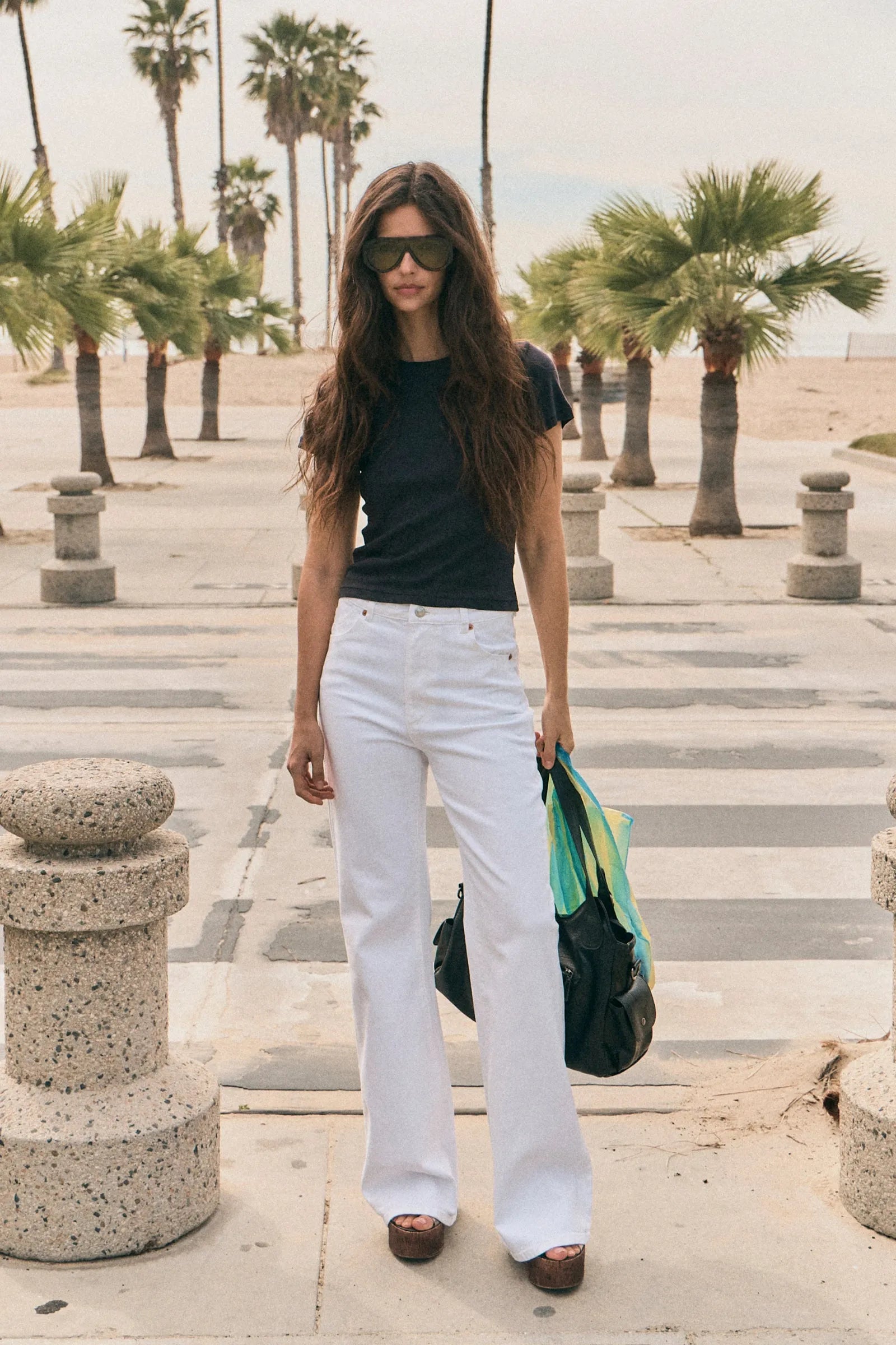 Rolla's East Coast Flare Jeans Vintage White